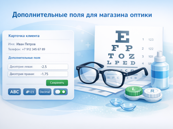 Optika do‘koni uchun qo‘shimcha maydonlar